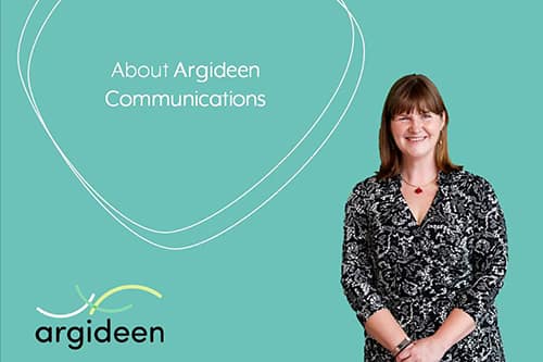Argideen communications brand guidelines design corporate graphic design brand materials
