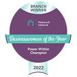 Network Cork business woman of the year winner 2022 power within category Diane Higgins Design