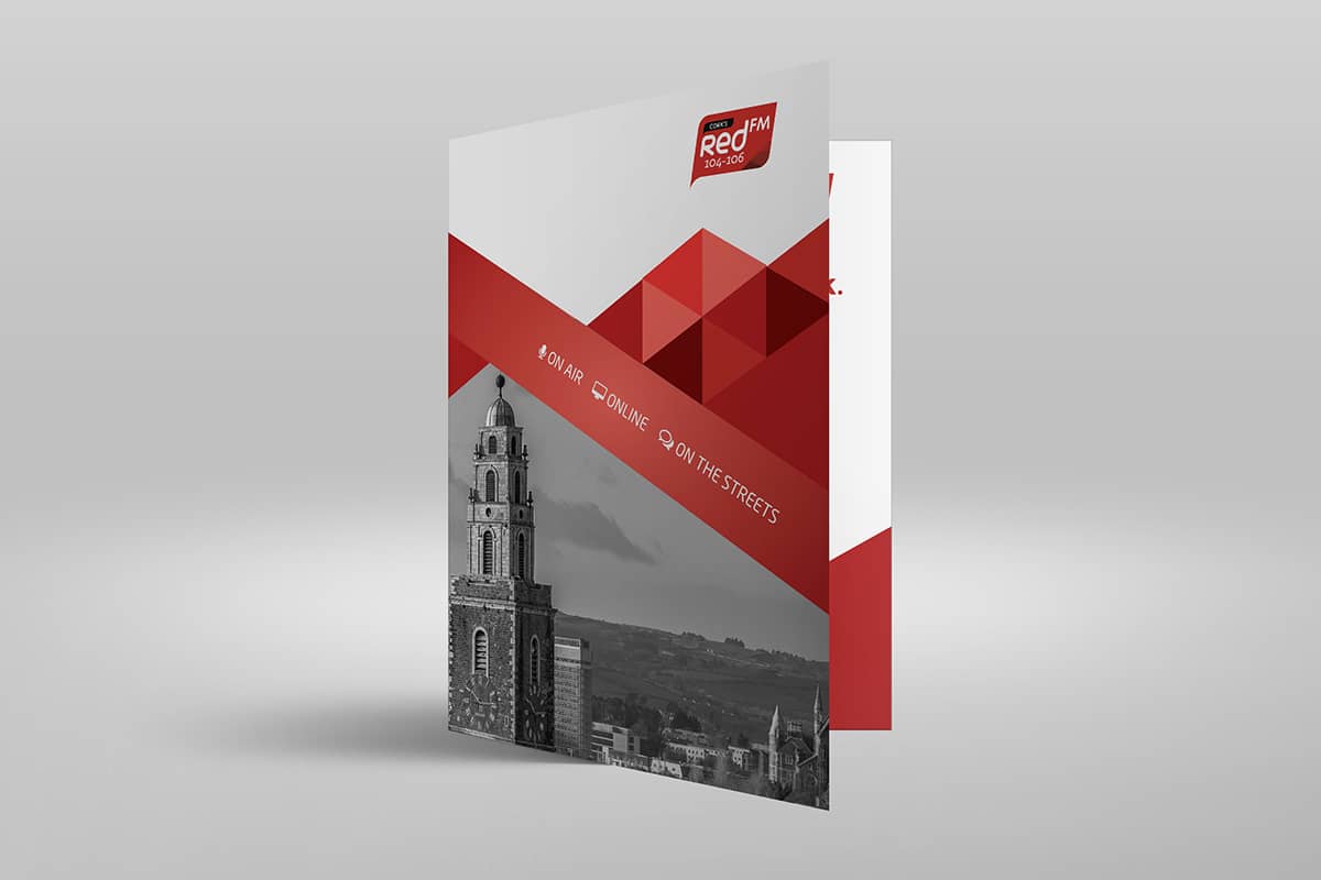 RedFM brochure design