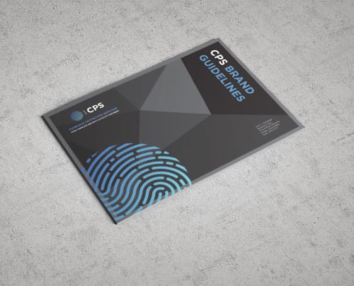 complete protective services CPS Security brand guidelines design